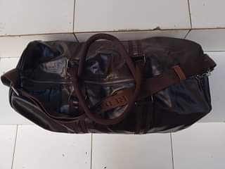 A picture of Dar Brown Soft Leather Safari Bag