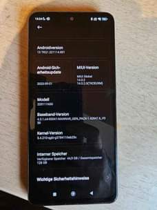 A picture of Redmi note 11 pro