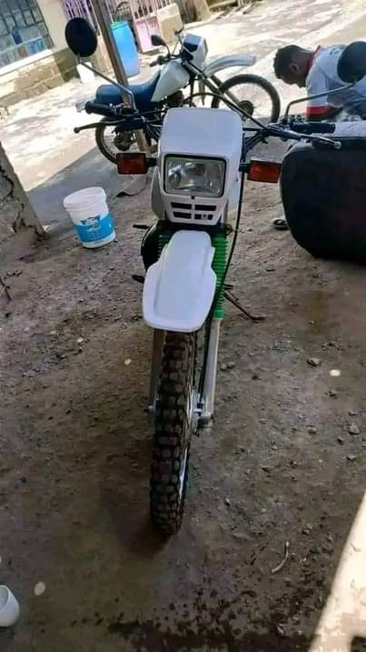 A picture of motor bikes