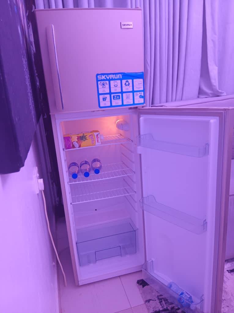 A picture of Few months skyrun double door fridge 200 litres