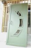 A picture of Metallic designed back door