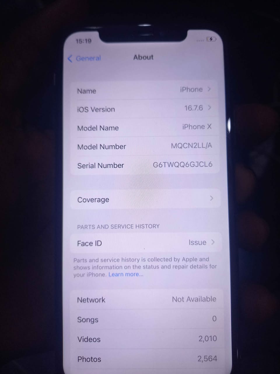 A picture of I phone