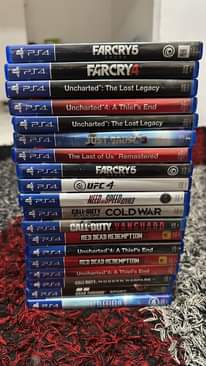 A picture of PLAYSTATION 4 CDs