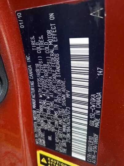 A picture of Luexs Rx350 2010 upgrade to 2015 very clear fish on