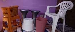 A picture of Plastics items