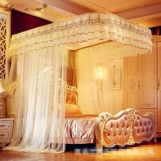 A picture of 2 stand metallic mosquito nets