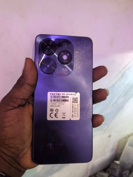 A picture of Tecno Pop 8 Clean and Neat