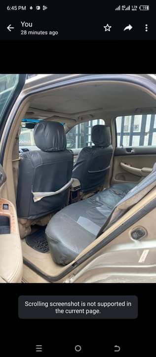 A picture of Honda Accord year 2005 first body engine and transmission and
