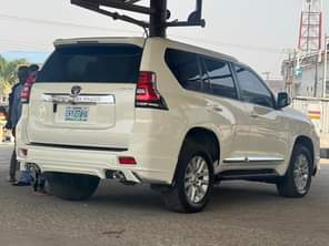 A picture of 5 months used 2018 Toyota Prado upgraded to 2020 model
