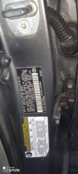 A picture of 2005 2006 model Toyota Camry with very sound silent untouched