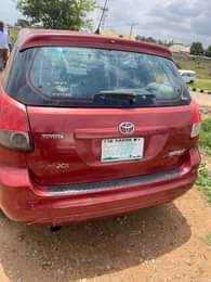 A picture of Super distress Toyota Matrix 2004 model for Sale Engine and