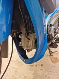 A picture of Tvs ladies machine use like new unscrew engine.
