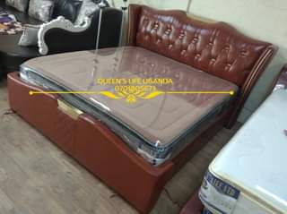 A picture of Leather bed 6 6