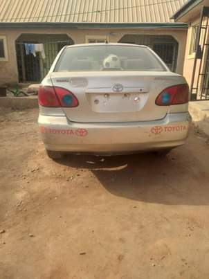 A picture of Toyota corolla