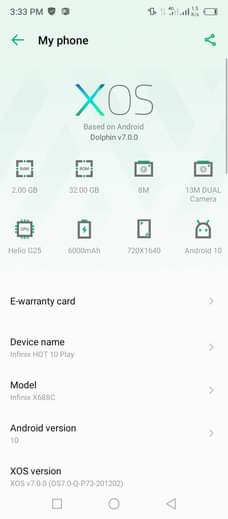 infinix hot phones