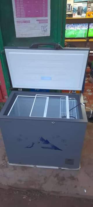 A picture of 260 litres capacity Hisense deep freezer on sale 800k