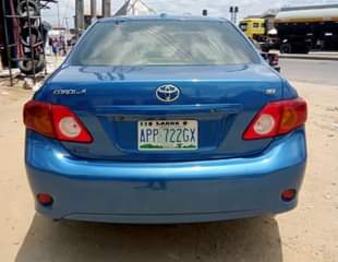 A picture of Toyota Corolla 2010 model Condition straight body Used for less