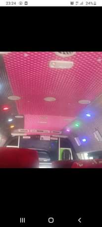 A picture of Matatu seats and interior design