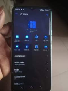 A picture of Tecno spark 8c 3gb and 64gig