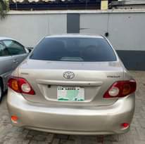 A picture of Registered Toyota Corolla 2010