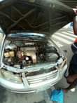 A picture of toyota camry drop light 1st body with everything intact and