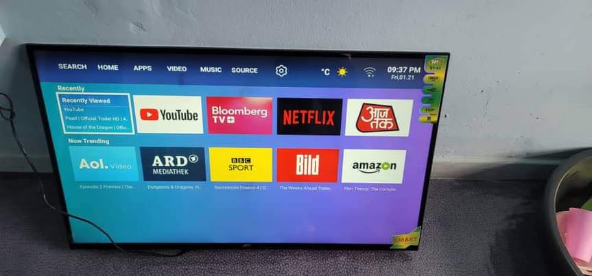 A picture of Tv sound bar soma description