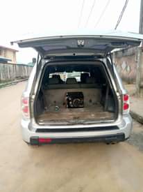 A picture of Honda pilot used like tokunbo buy n drive 09012001996