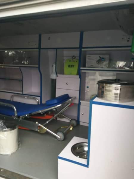 A picture of In need of this hospital ambulance humma bus fully equipped