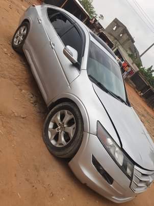 A picture of  Clean Nigerian Used Silver Honda Crosstaur Neatly Repainted on