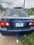 A picture of 2005 TOYOTA COROLLA Nigeria use
