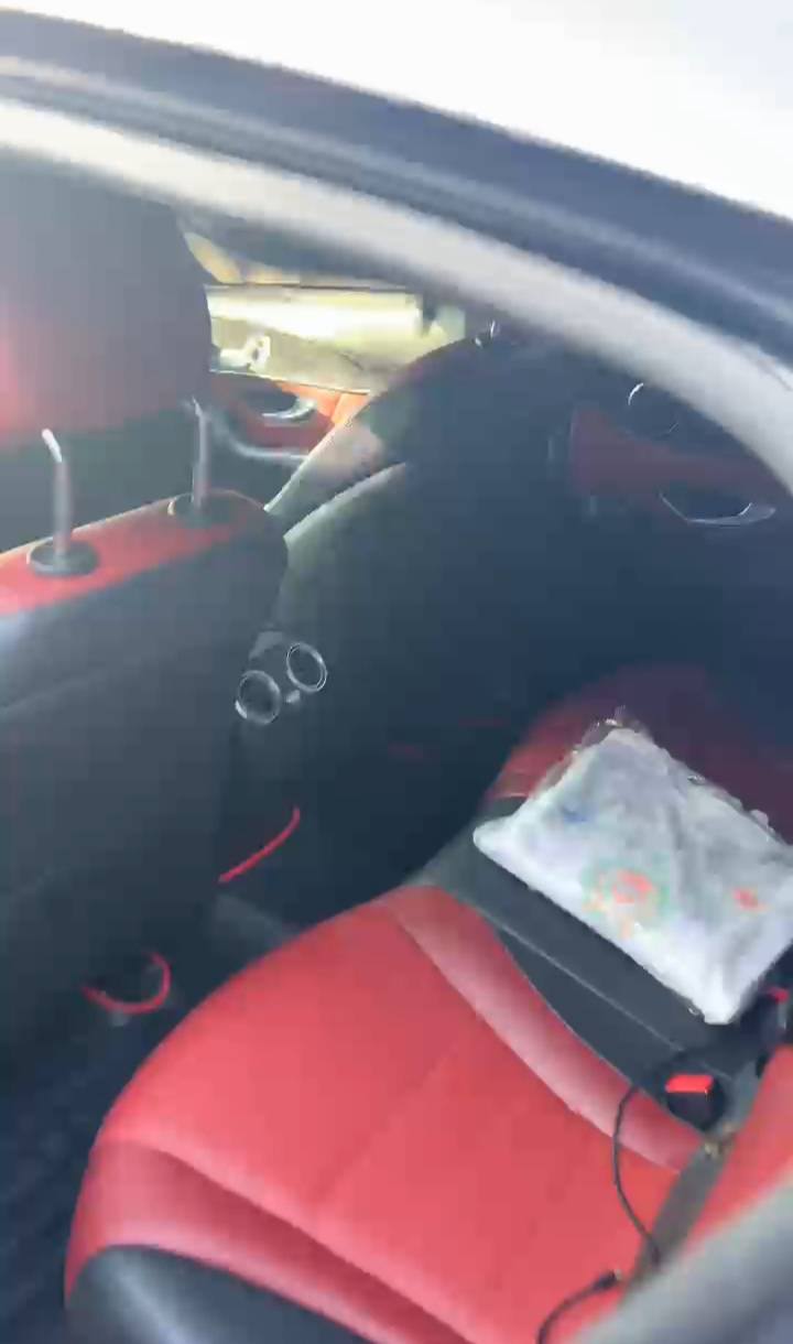 A picture of Toks standard Glc300 coupe 2018 model Red and black interior