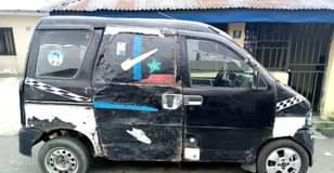 A picture of Shuttle bus Engine is very good Body needs work 650k