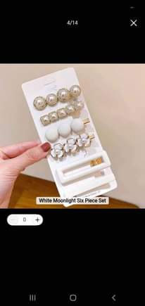 A picture of Hair pins urembo vibanio vya nyele na mtandio