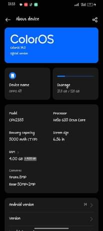 A picture of Oppo A77 new brand