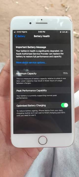 A picture of IPhone 8 plus
