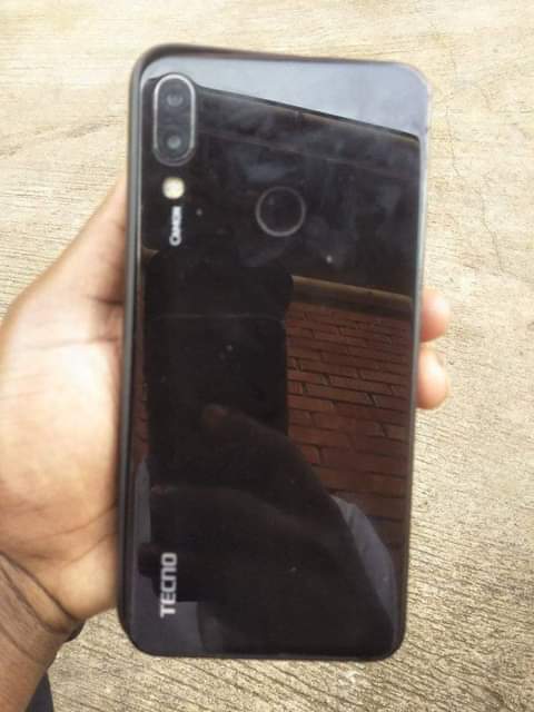 A picture of Camon 11 pro max with 64GB and 4GB storage