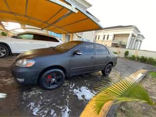 A picture of 2007 model Toyota Corolla. Registered