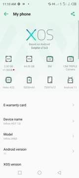 A picture of INFINIX HOT 12i