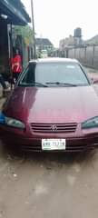 A picture of 2000 model Toyota camry tiny light engine and gear first