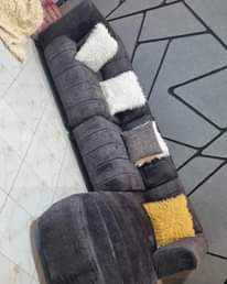 A picture of 2 weeks used 7 seater sofa chairs on sale