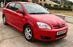 A picture of Fully pimped Tokunbo Toyota corolla Automatic Transmission fabric interior Alloy