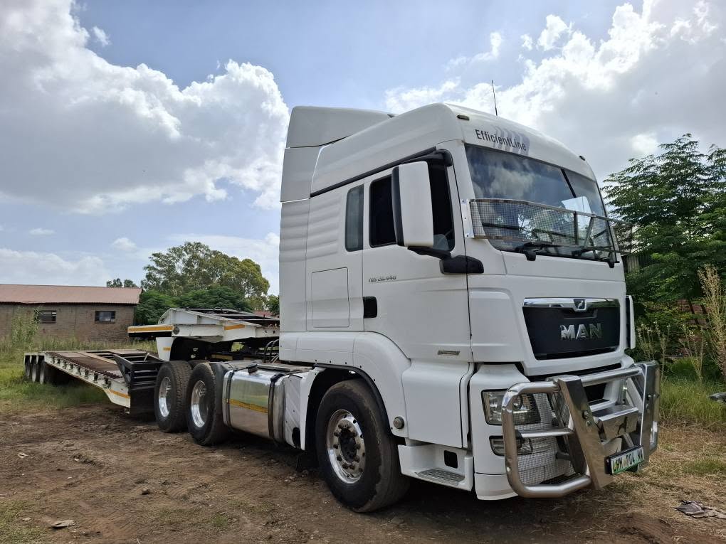 man truck