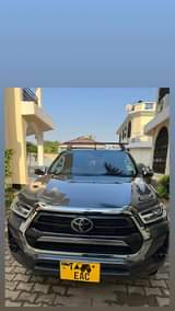 A picture of TOYOTA HILUX NEW SHAPE DOUBLE CABIN 2021 22 MODEL RECENTLY