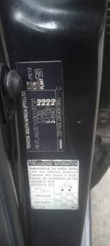 A picture of Manual Transmission Partially painted Toyota Corolla Engine and gear is