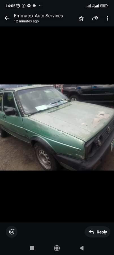 A picture of GOLF 4 ENGINE GEAR BODY PRICE 850k BUYER SETTLE 60