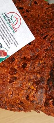 A picture of Yummy yummy this is not ur regular kilishi you see