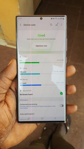 A picture of GALAXY NOTE 20 ULTRA