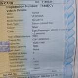 A picture of TOYOTA VEROSA 0657134678