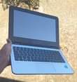 A picture of Slim Lenovo HP Touch screen Laptops
