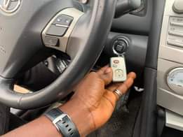 A picture of Toyota Camry SE 010 Keyless entry Location Amuwo Odofin 08104035257